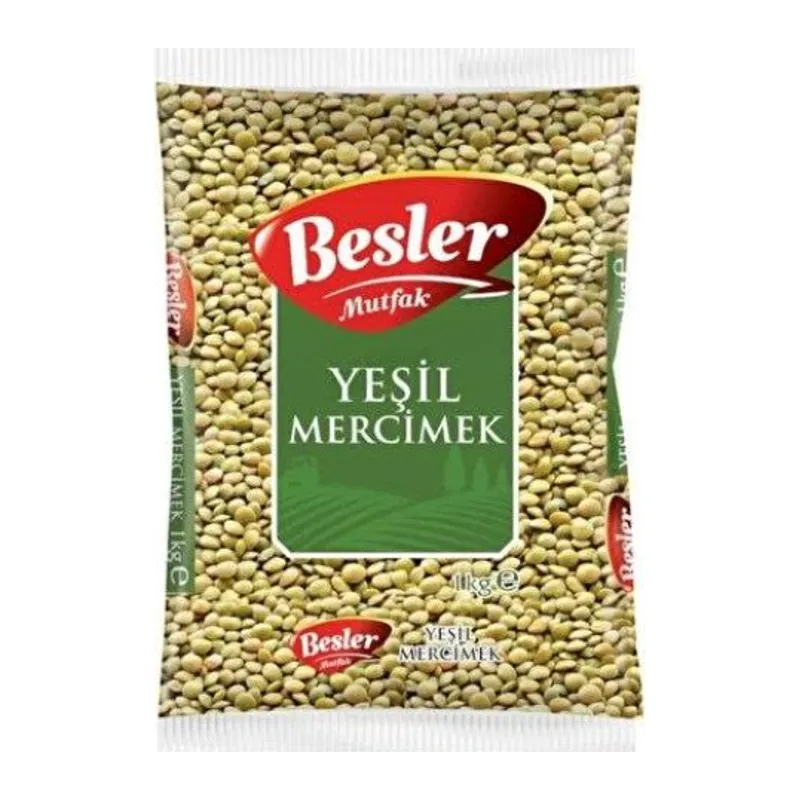 BESLER YEŞİL MERCİMEK 1 KG