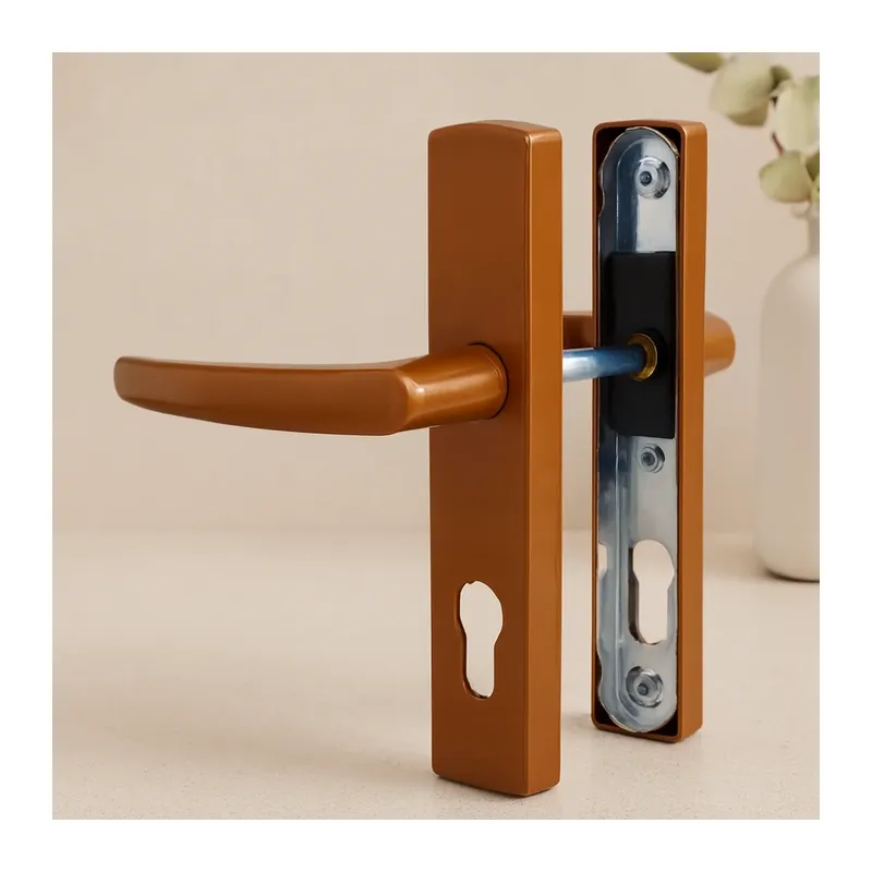 Kahverengi Balkon Kapı Kolu 50 mm