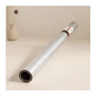 Alüminyum Gümüş Folyo Sticker 2m x 60cm - Kendinden Yapışkanlı Tezgah Kaplama