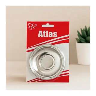 6'lı Metal Çay Tabağı Seti