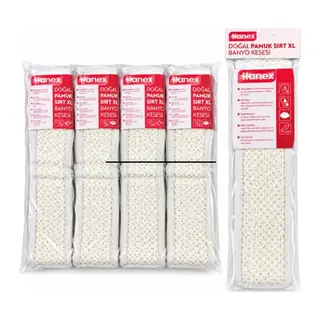 Pamuk XL Sırt Banyo Kesesi (1 Adet)
