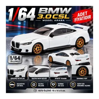1/64 Bmw 3.0CSL Model Araba (adet fiyatıdır)