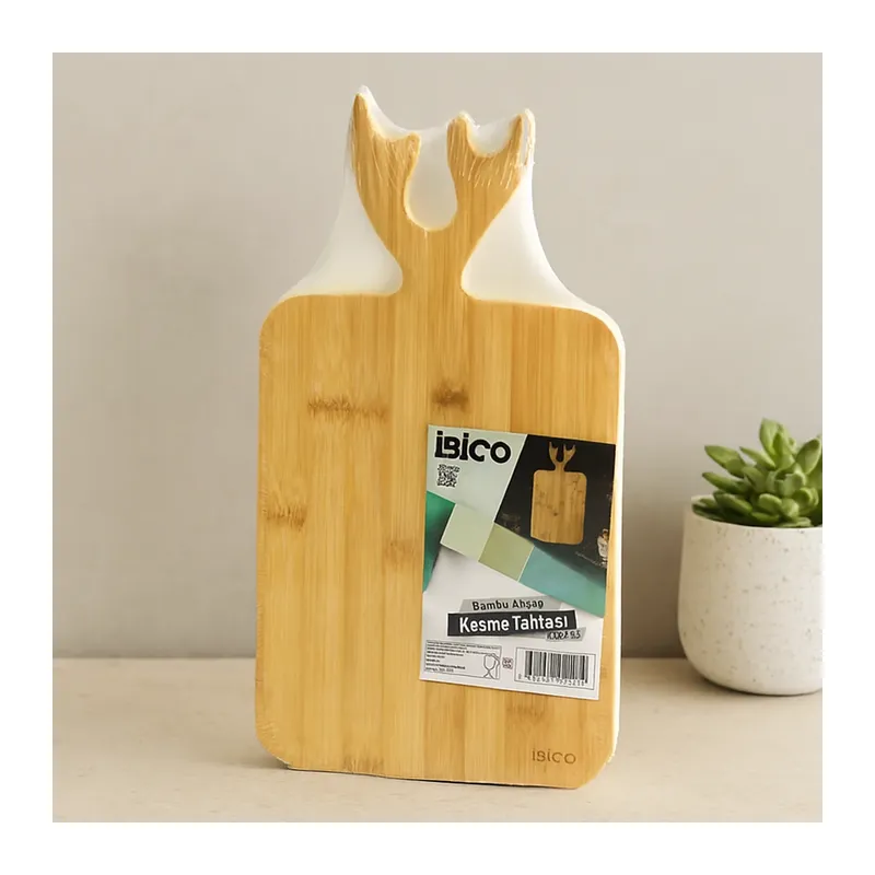Bambu Kesim Panosu Kulplu 20x38 cm