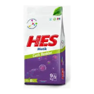 HES ÇAMAŞIR TOZU MATİK CANLI RENKLER 9 KG