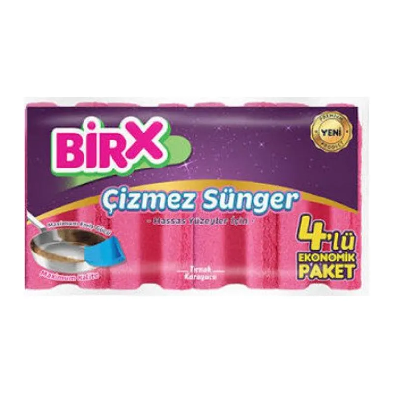 BİRX ÇİZME SÜNGER 4 LÜ
