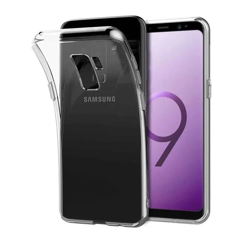 Samsung Galaxy S9 Uyumlu Kılıf Lüx Şeffaf Silikon