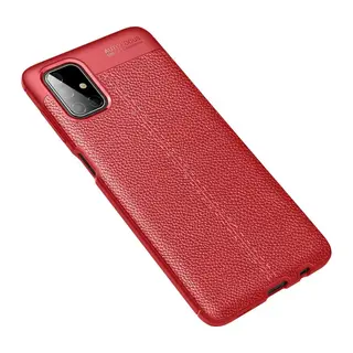 Samsung Galaxy M51 Uyumlu Kılıf Auto Focus Kapak - Kırmızı