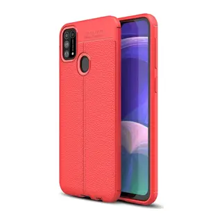 Samsung Galaxy M31 Uyumlu Kılıf Auto Focus Kapak - Kırmızı