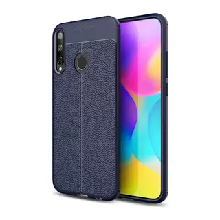Huawei P40 Lite Uyumlu E Kılıf Auto Focus Kapak - Lacivert