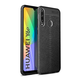 Huawei Y6P Uyumlu Kılıf Auto Focus Kapak - Siyah