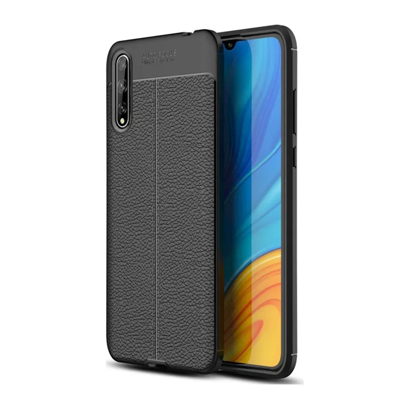Huawei P Smart S Kılıf Auto Focus Kapak - Siyah