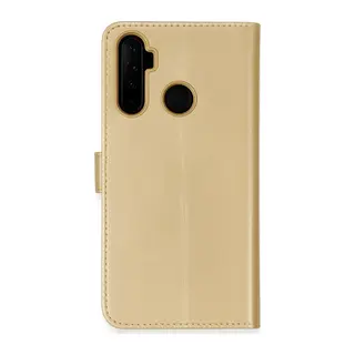 Realme 6i Uyumlu Kılıf Trend S Plus Kapaklı Kılıf - Gold