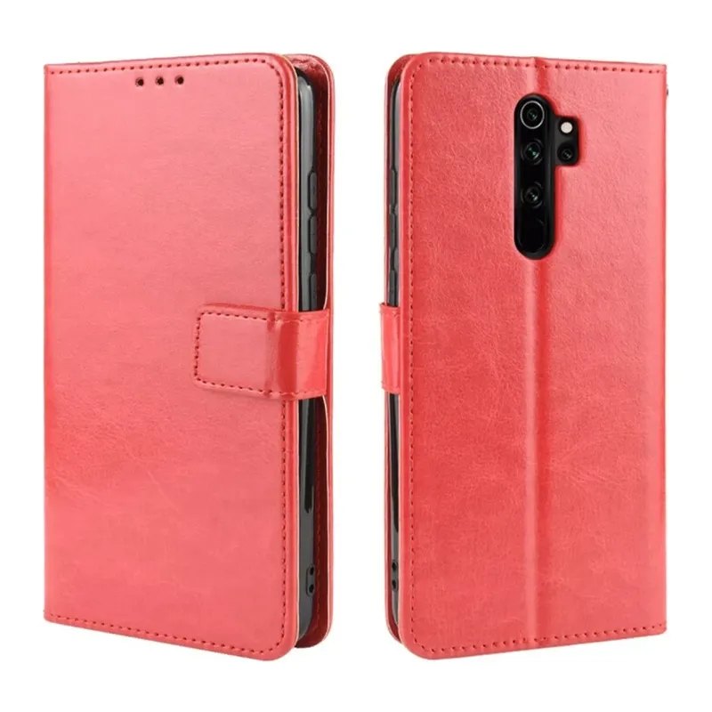 Xiaomi Redmi Note 8 Pro Uyumlu Kılıf Trend S Plus Kapaklı Kılıf - Kırmızı