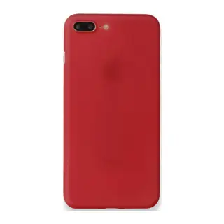 Apple iPhone 8 Plus Uyumlu Kılıf PP Ultra İnce Kapak - Kırmızı