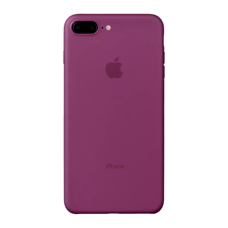 Apple iPhone 8 Plus Uyumlu Kılıf PP Ultra İnce Kapak - Pembe