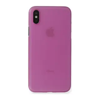 Apple iPhone X Kılıf PP Ultra İnce Kapak - Pembe