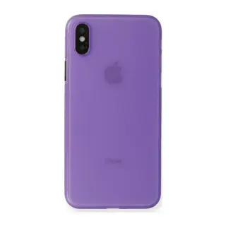 Apple iPhone XS Max Uyumlu Kılıf PP Ultra İnce Kapak - Mor