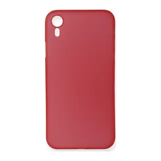 Apple iPhone XR Kılıf PP Ultra İnce Kapak - Kırmızı
