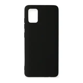 Samsung Galaxy A51 Kılıf Nano içi Kadife Silikon - Siyah