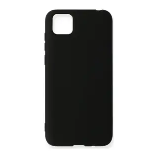 Huawei Y5P Kılıf Nano içi Kadife Silikon - Siyah