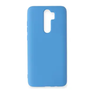 Xiaomi Redmi Note 8 Pro Uyumlu Kılıf Nano içi Kadife Silikon - Mavi
