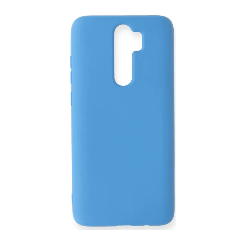 Xiaomi Redmi Note 8 Pro Uyumlu Kılıf Nano içi Kadife Silikon - Mavi