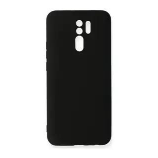 Xiaomi Redmi 9 Uyumlu Kılıf Nano içi Kadife Silikon - Siyah