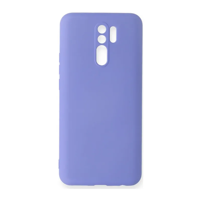 Xiaomi Redmi 9 Uyumlu Kılıf Nano içi Kadife Silikon - Lila