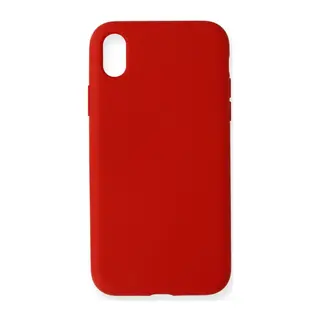 Apple iPhone XR Uyumlu Kılıf Nano içi Kadife Silikon - Kırmızı