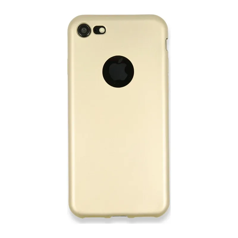 Apple iPhone 7 Kılıf First Silikon - Gold