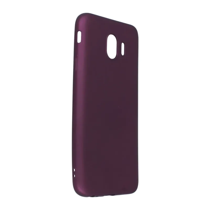 Samsung Galaxy J4 Kılıf First Silikon - Mürdüm