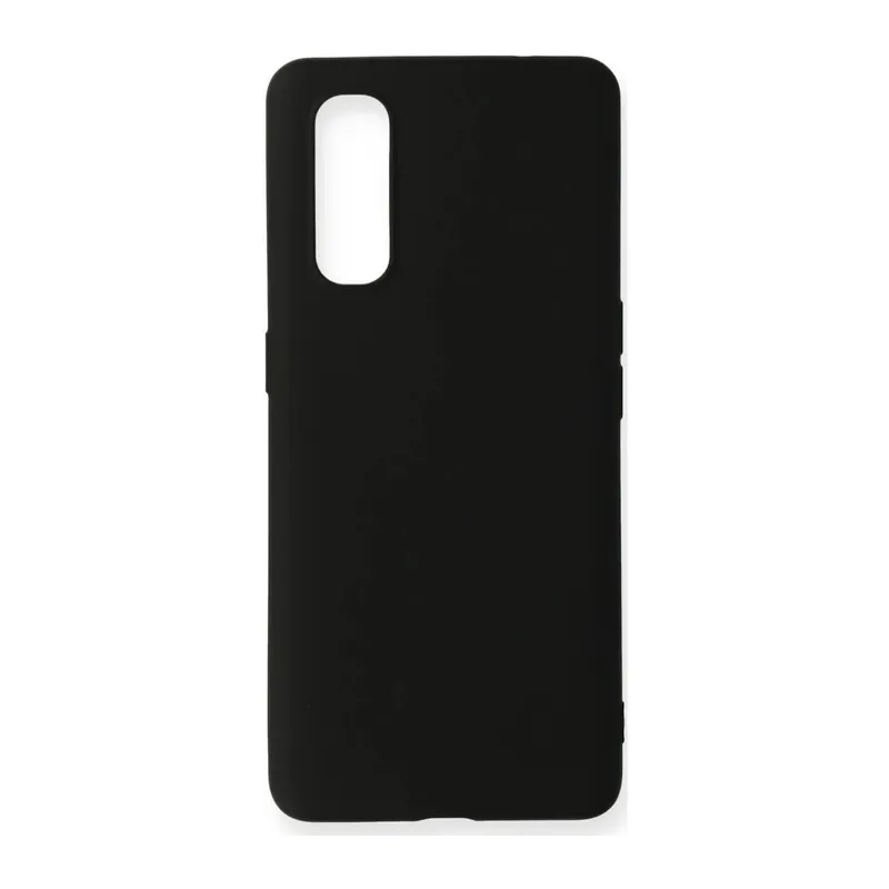 Oppo Find X2 Uyumlu Kılıf First Silikon - Siyah
