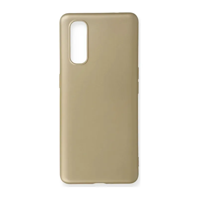 Oppo Find X2 Uyumlu Kılıf First Silikon - Gold