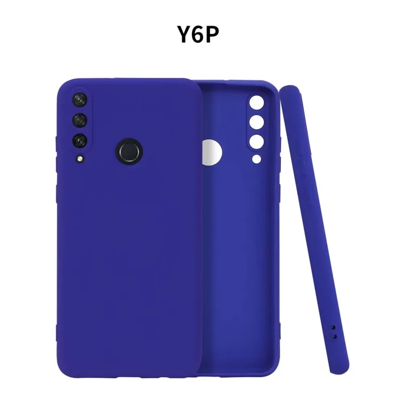 Huawei Y6P Uyumlu Kılıf First Silikon - Lacivert