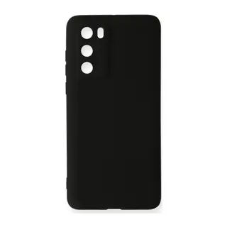 Huawei P40 Uyumlu Kılıf First Silikon - Siyah