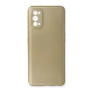 Realme 7 Pro Uyumlu Kılıf First Silikon - Gold