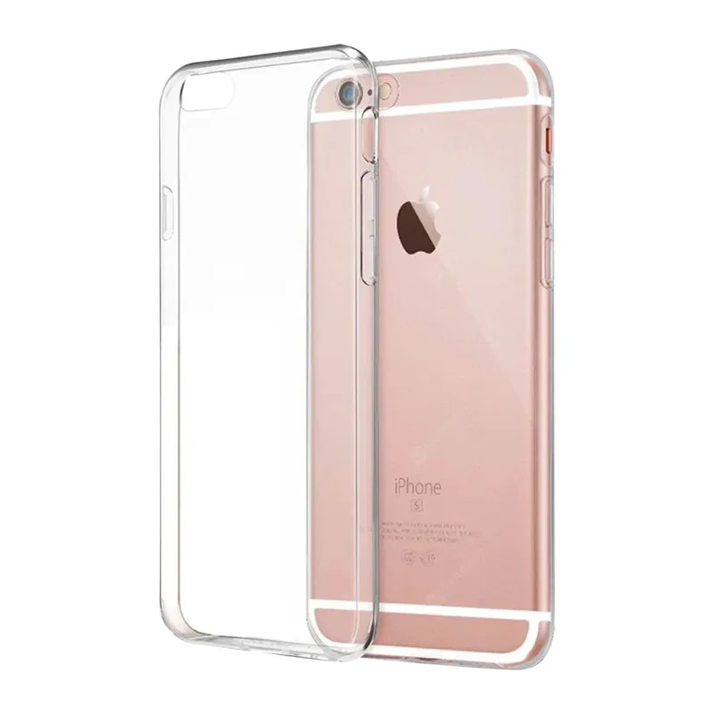 Apple iPhone 6 Uyumlu Kılıf Lüx Şeffaf Silikon