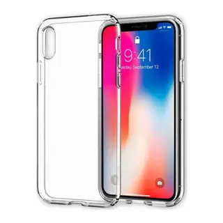 Apple iPhone X Kılıf Lüx Şeffaf Silikon