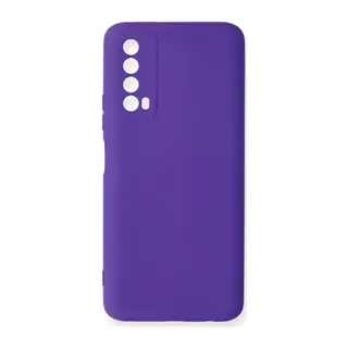Huawei P Smart 2021 Uyumlu Kılıf Nano içi Kadife Silikon - Mor