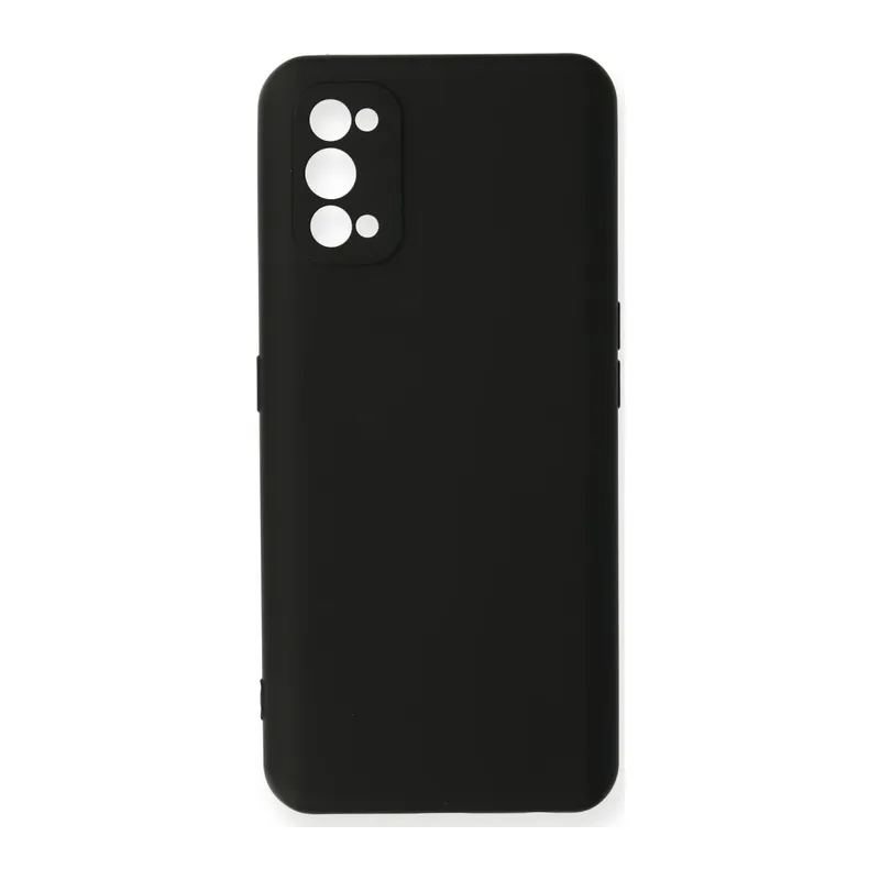 Realme 7 Pro Kılıf Nano içi Kadife Silikon - Siyah