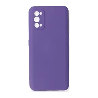 Realme 7 Pro Kılıf Nano içi Kadife Silikon - Mor