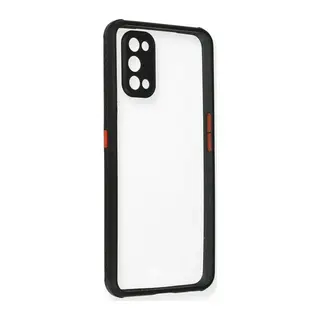 Realme 7 Pro Kılıf Miami Şeffaf Silikon - Siyah