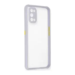Realme 7 Pro Kılıf Miami Şeffaf Silikon - Lila