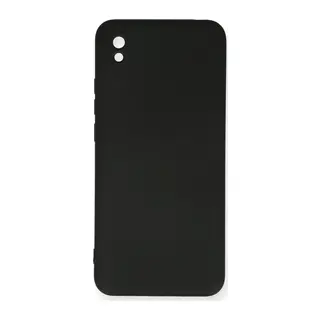 Xiaomi Redmi 9A Kılıf Nano içi Kadife Silikon - Siyah
