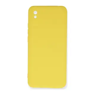 Xiaomi Redmi 9A Kılıf Nano içi Kadife Silikon - Sarı