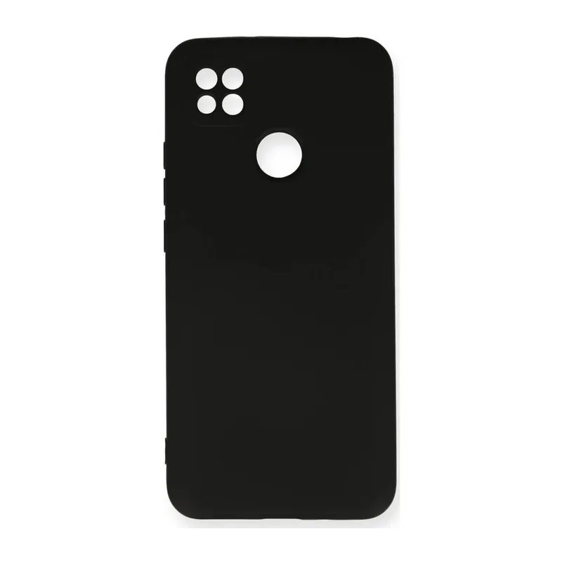 Xiaomi Redmi 9C Uyumlu Kılıf Nano içi Kadife Silikon - Siyah