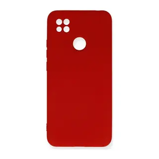Xiaomi Redmi 9C Uyumlu Kılıf Nano içi Kadife Silikon - Kırmızı