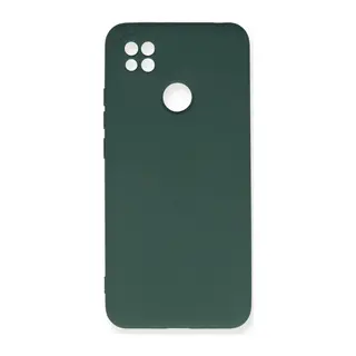 Xiaomi Redmi 9C Uyumlu Kılıf Nano içi Kadife Silikon - Koyu Yeşil