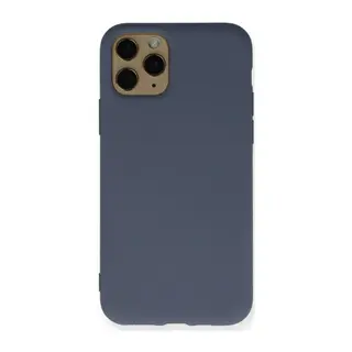 Apple iPhone 11 Pro Uyumlu Kılıf Nano içi Kadife Silikon - Gri
