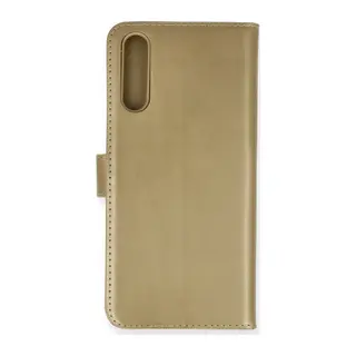 Huawei P Smart S Kılıf Trend S Plus Kapaklı Kılıf - Gold